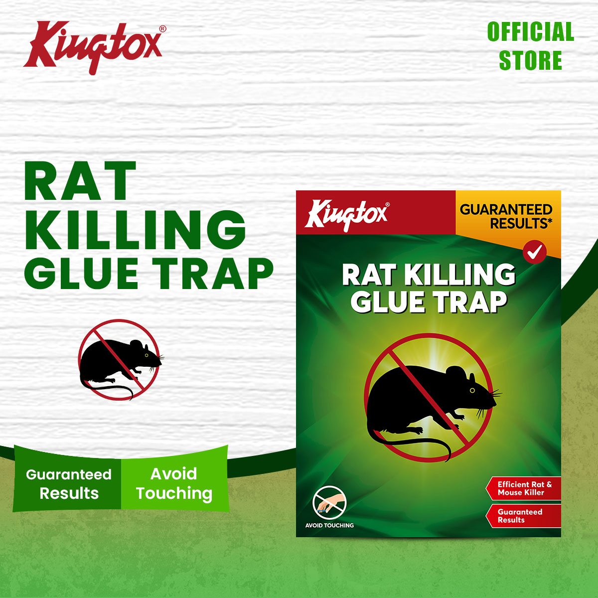 KINGTOX MOUSE & RAT GLUE TRAP BOOK