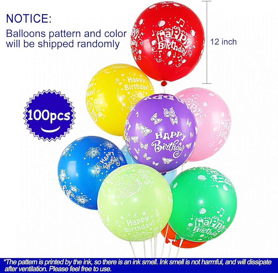 BALOON HAPPY BIRTHDAY (1X100)