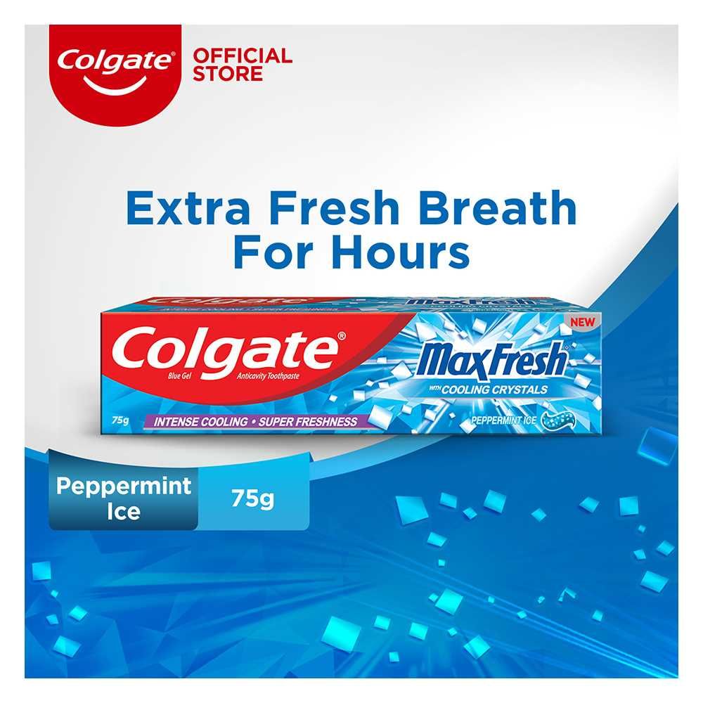 COLGATE MAXFRESH PEPPERMINT ICE 75GM