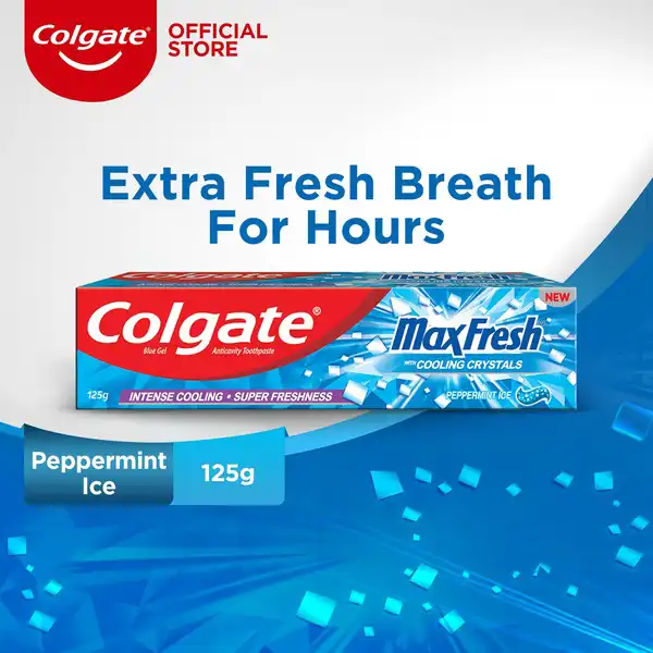 COLGATE MAXFRESH PEPPERMINT ICE 125GM