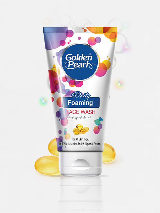 GOLDEN PEARL FOAMING  FACE WASH 75ML