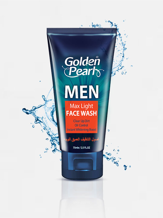 GOLDEN PEARL MAX LIGHT MEN FACE WASH 75ML