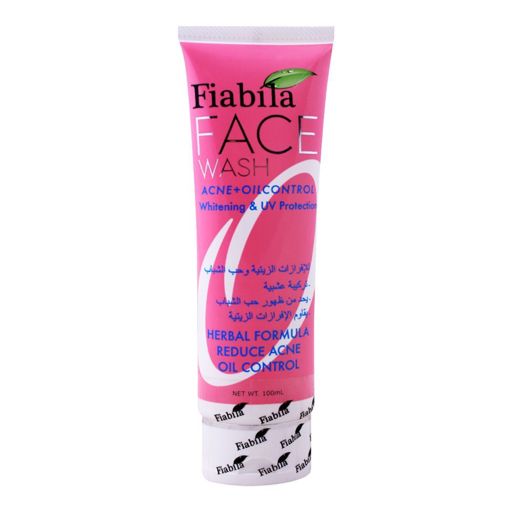 FIABILA ACNE+OIL CONTROL WHITENING FACE WASH 100ML