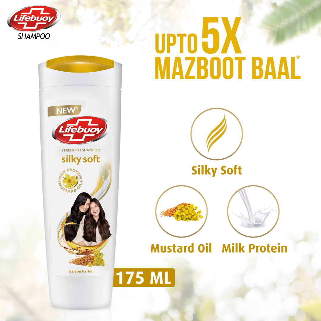 LIFE BUOY  SILKY SOFT SHAMPOO 175ML