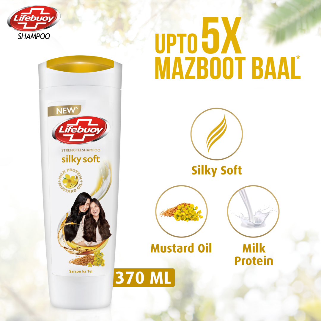 LIFE BUOY  SILKY SOFT SHAMPOO 370ML