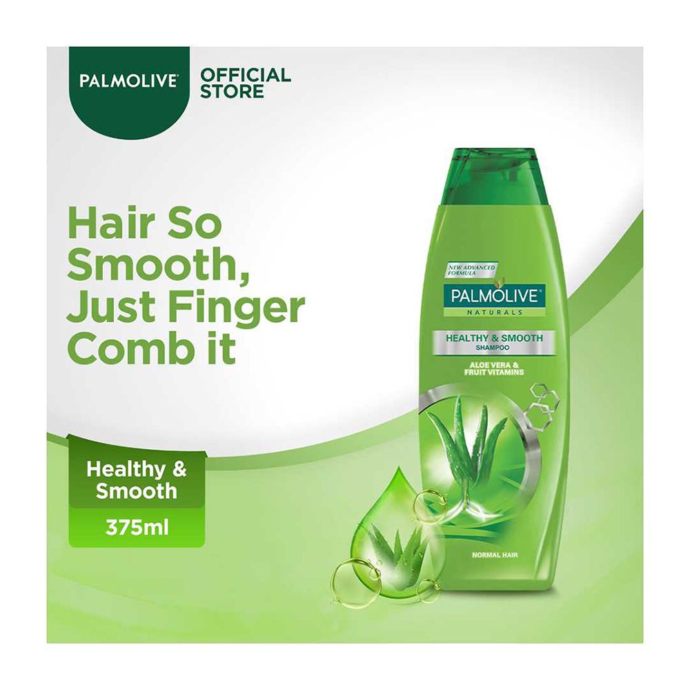 PALMOLIVE HEALTHY & SMOOTH SHAMPOO 375ML