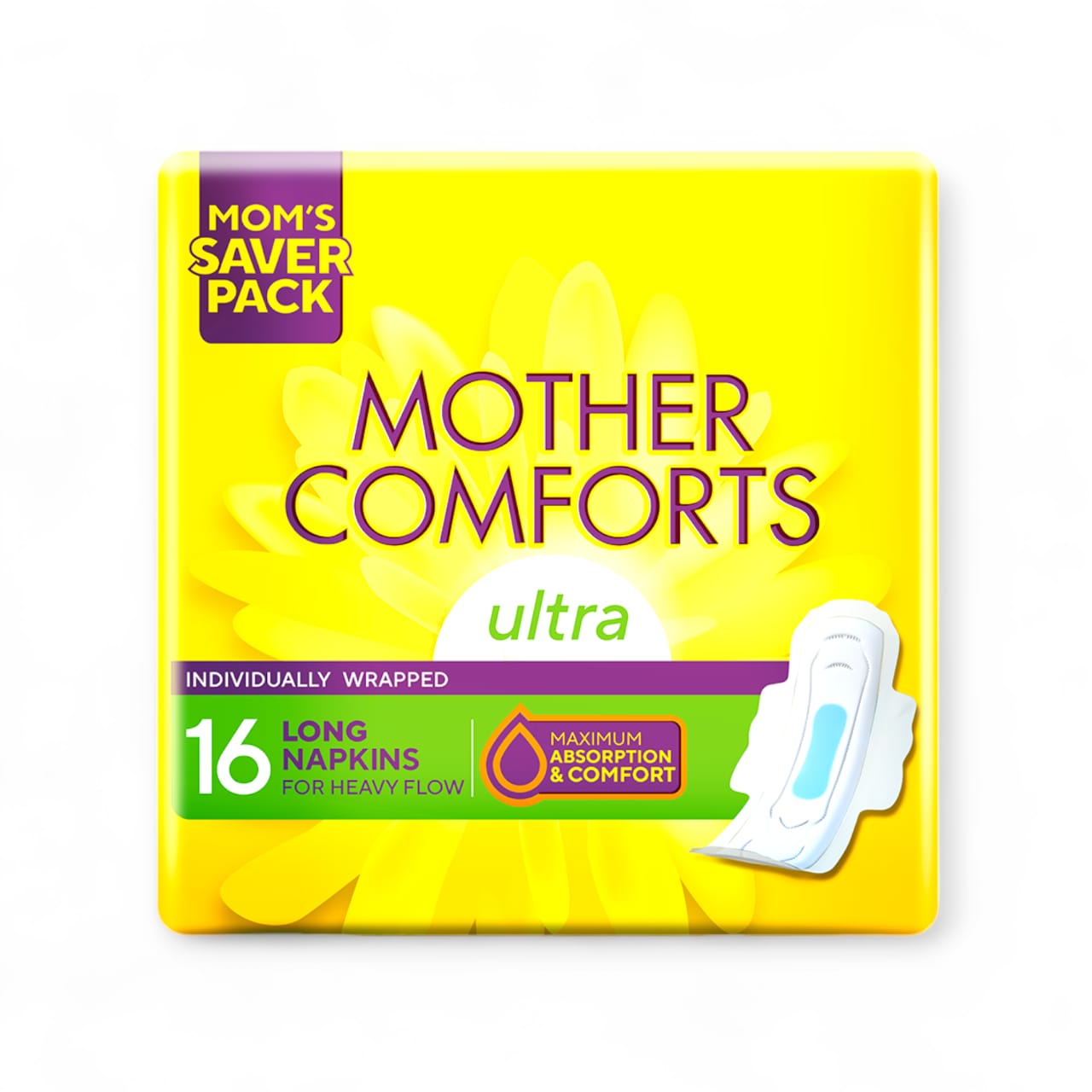 MOTHER COMFORTS ULTRA LONG NAPKINS (16 PEICES)
