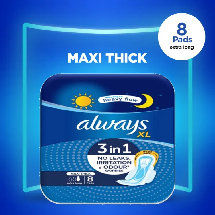 ALWAYS MAXI THICK EXTRA LONG (9 PEICES)