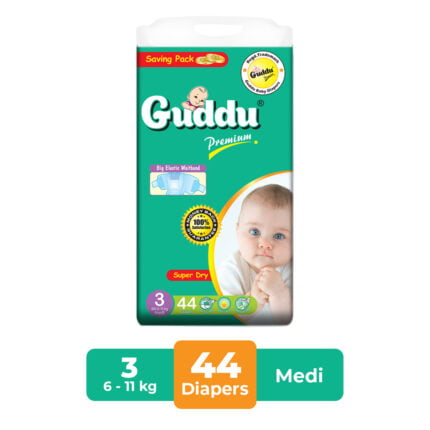GUDDU DIAPERS MEDIUM SIZE