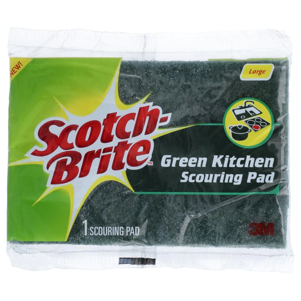 SCOTCH BRITE GREEN KITCHEN SCOURING PAD