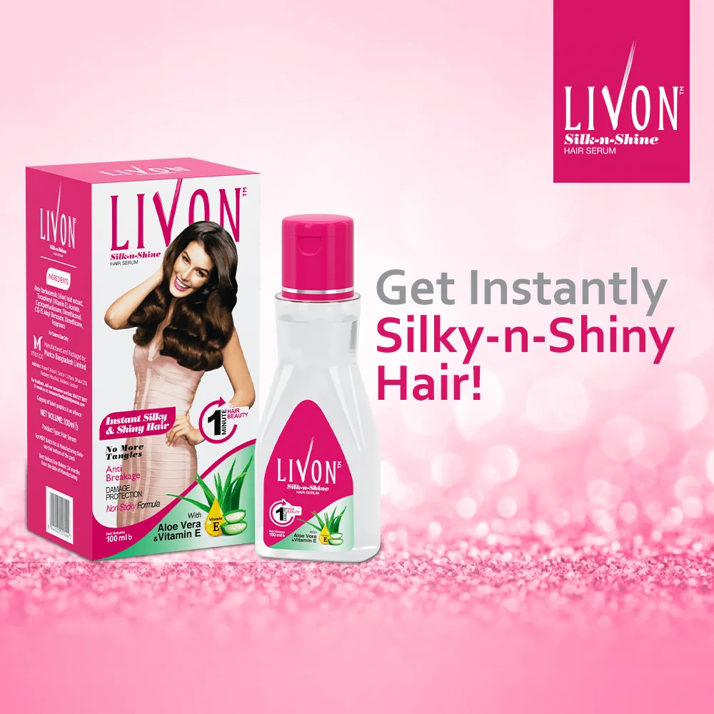 LIVON SILK-N-SHINE HAIR SERUM 50ML