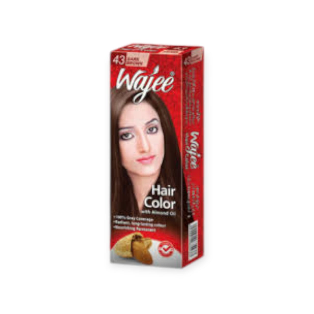WAJEE HAIR COLOR DARK BROWN TUBE