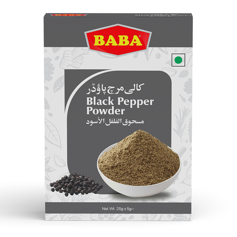 BABA BLACK PEPPER POWDER SACHET RS.20 (1x12)