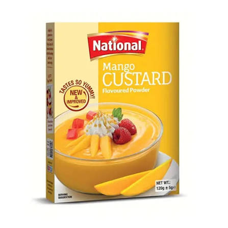NATIONAL MANGO CUSTERD BOX 120GM