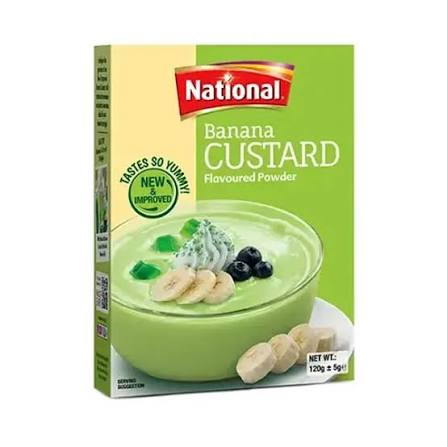 NATIONAL BANANA CUSTERD BOX 120GM