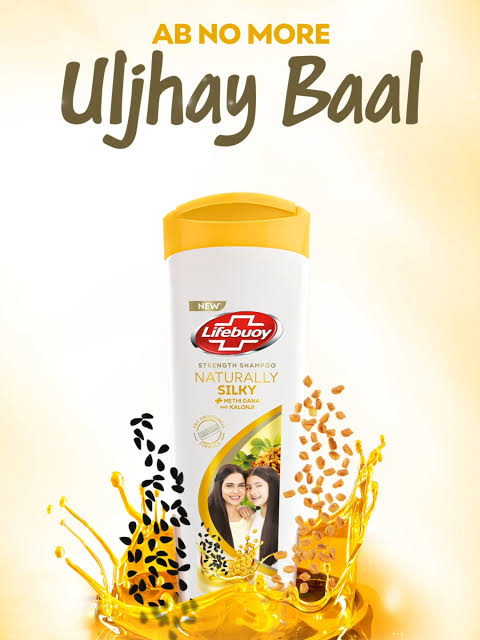 LIFE BUOY NATURALLY SILKY SHAMPOO 375ML