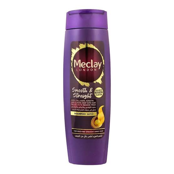 MECLAY LONDON SMOOTH & STRAIGHT SHAMPOO 375ML