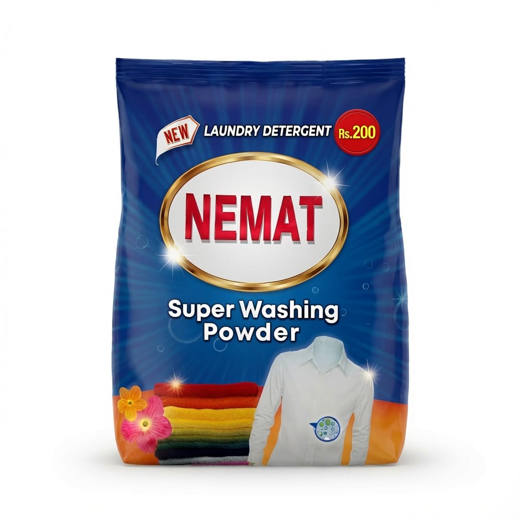 NEMAT DETERGENT POWDER 600GM