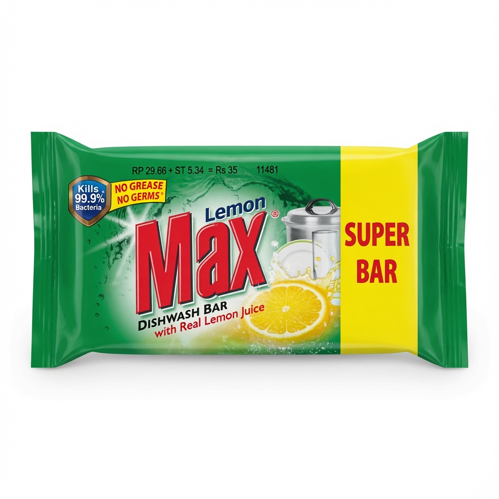 LEMON MAX DISHWASH BAR 110GM