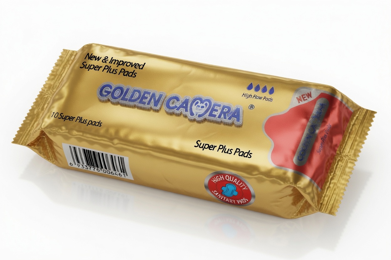 CAMERA SUPER PLUS SANITARY NAPKINS (10 PEICES)