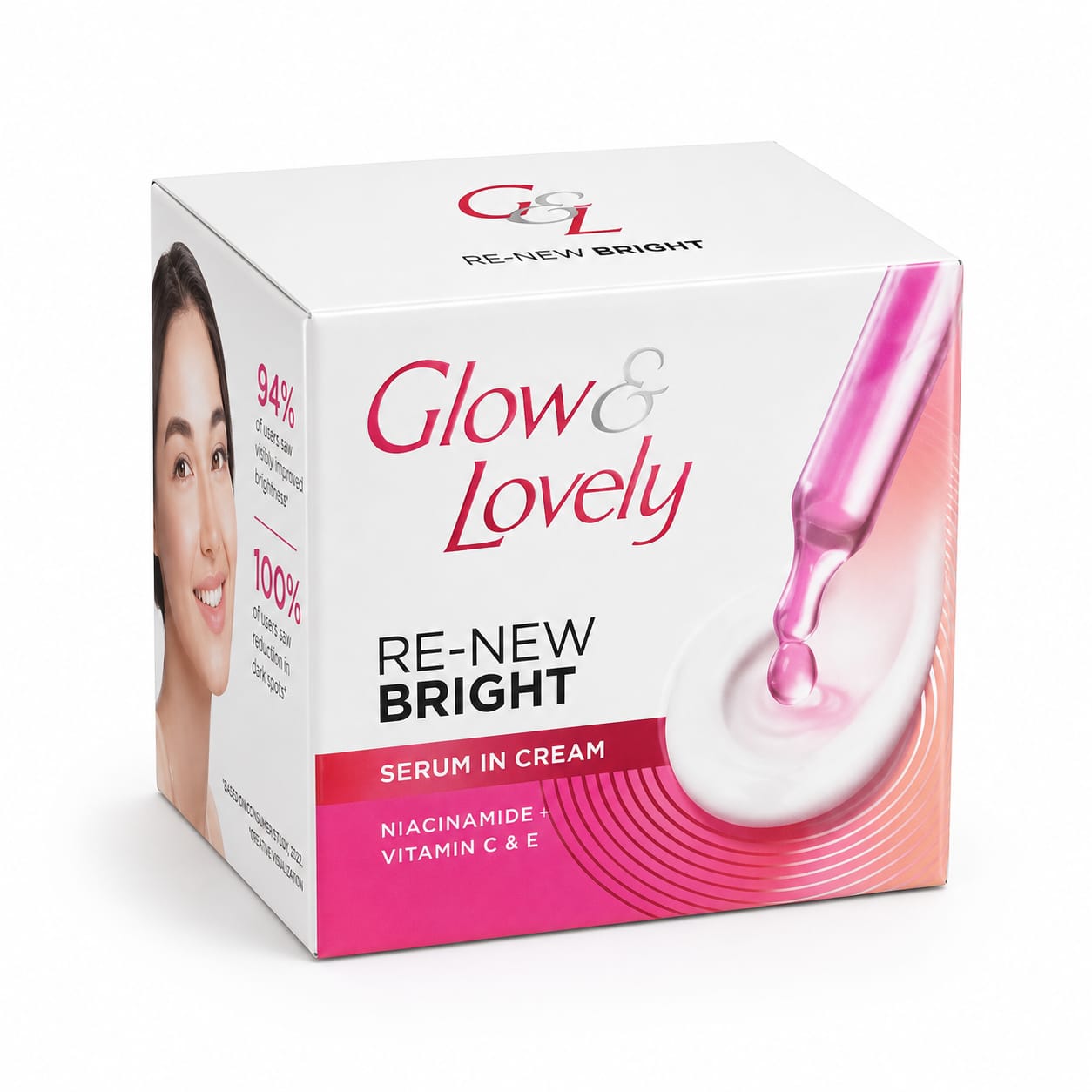 GLOW & LOVELY  RE-NEW BRIGHT CREAM 70ML