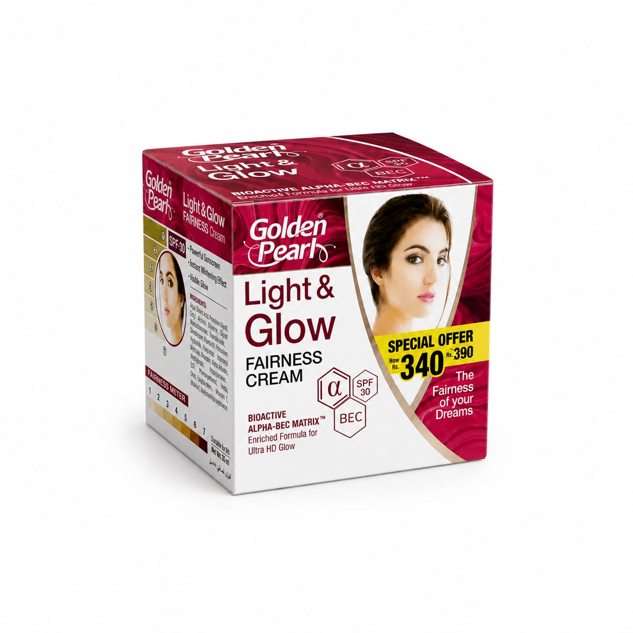 GOLDEN PEARL LIGHT & GLOW CREAM JAR 70ML